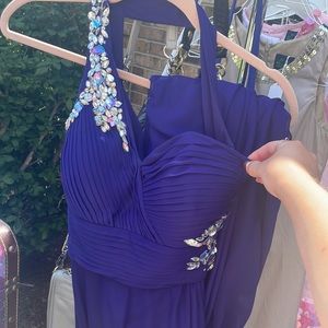 Size 0 Purple prom dress Xscape long floor length